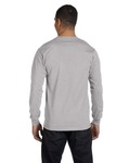 Hanes 5286 Men's 5.2 oz. ComfortSoft® Cotton Long-Sleeve T-Shirt Back Thumbnail