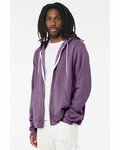 Bella + Canvas 3739 Unisex Sponge Fleece Full-Zip Hooded Sweatshirt Side Thumbnail