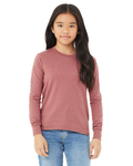 Bella + Canvas 3501Y Youth Jersey Long Sleeve Tee Back Thumbnail