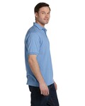 Hanes 054 Adult 50/50 EcoSmart® Jersey Knit Polo Side Thumbnail