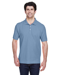 devon & jones d100 men's pima piqué short-sleeve polo Back Thumbnail