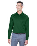 Harriton M211L Men's Advantage Snag Protection Plus Long-Sleeve Tactical Polo Front Thumbnail