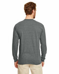 Gildan G840 Adult 50/50 Long-Sleeve T-Shirt Back Thumbnail