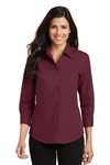 Port Authority L612 Ladies 3/4-Sleeve Easy Care Shirt Front Thumbnail