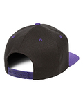 Flexfit 110FT Adult Wool Blend Snapback Two-Tone Cap Back Thumbnail