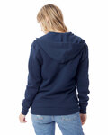 alternative 8805pf eco-cozy fleece zip hoodie Back Thumbnail