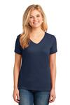 Port & Company LPC54V Ladies Core Cotton V-Neck Tee Front Thumbnail