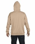 Hanes F170 Adult 9.7 oz. Ultimate Cotton® 90/10 Pullover Hooded Sweatshirt Back Thumbnail
