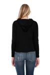 startee st1490 ladies' 4.3 oz., cvc cropped hoodie t-shirt Back Thumbnail