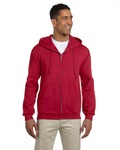 jerzees 4999 super sweats ® nublend ® - full-zip hooded sweatshirt Back Thumbnail