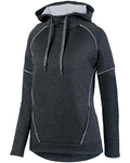augusta sportswear 5556 ladies' zoe tonal heather hoodie Front Thumbnail