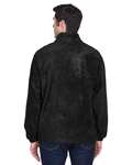 harriton m990t men's tall full-zip fleece Back Thumbnail