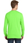 port & company pc099lsp beach wash ™ garment-dyed long sleeve pocket tee Back Thumbnail