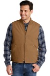 cornerstone csv40 washed duck cloth vest Front Thumbnail