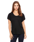 Bella + Canvas B8801 Ladies' Flowy Raglan T-Shirt Front Thumbnail