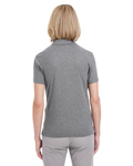 UltraClub UC100W Women's Heathered Pique Polo Back Thumbnail