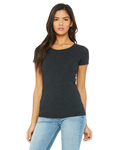 Bella + Canvas B8413 Women's Triblend Short Sleeve Tee Front Thumbnail