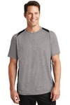 Sport-Tek ST361 Heather Colorblock Contender ™ Tee Front Thumbnail