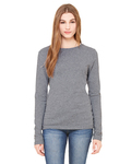 Bella + Canvas B6500 Ladies' Jersey Long-Sleeve T-Shirt Front Thumbnail