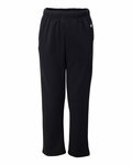 Badger Sport 2478 Perf. Fleece Open Bottom Youth Pant Front Thumbnail