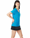 Hanes S04V Ladies' Perfect-T V-Neck T-Shirt Side Thumbnail