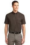 port authority s508 short sleeve easy care shirt Front Thumbnail