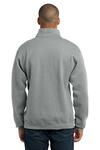 Jerzees 995M Nublend® Cadet Collar Quarter-Zip Sweatshirt Back Thumbnail