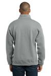 jerzees 995m nublend ® 1/4-zip cadet collar sweatshirt Back Thumbnail