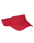 Big Accessories BX006 Cotton Twill Visor Front Thumbnail