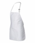 Q-Tees Q4250 Full-Length Apron with Pouch Pocket Side Thumbnail