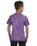 Tie-Dye CD101Y Youth 5.4 oz. 100% Cotton Spider T-Shirt Back Thumbnail