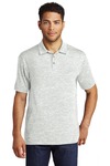 Sport-Tek ST590 PosiCharge ® Electric Heather Polo Front Thumbnail