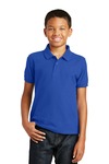 Port Authority Y100 Youth Core Classic Pique Polo Front Thumbnail