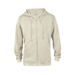 delta 99300 fleece adult unisex heavyweight fleece zip hoodie Front Thumbnail