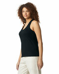 gildan g672l ladies' softstyle cvc racerback tank Side Thumbnail