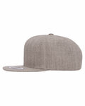 Yupoong 6089 Adult 6-Panel Structured Flat Visor Classic Snapback Side Thumbnail