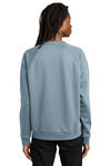 Allmade AL5004 Unisex Organic CVC Fleece Crewneck Sweatshirt Back Thumbnail
