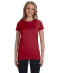 lat 3616 ladies fitted fine jersey tee Front Thumbnail