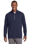 sport-tek st860 sport-wick ® textured 1/4-zip pullover Front Thumbnail