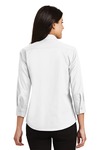 Port Authority L612 Ladies 3/4-Sleeve Easy Care Shirt Back Thumbnail