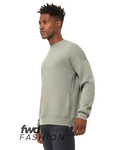 bella + canvas 3946 unisex crew neck sweatshirt with side zippers Side Thumbnail