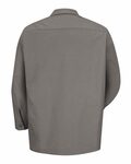 Red Kap SP14 Long Sleeve Industrial Work Shirt Back Thumbnail