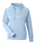 j america 8753ja ladies' apex fleece hooded sweatshirt Front Thumbnail