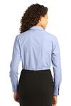 Port Authority L640 Ladies Crosshatch Easy Care Shirt Back Thumbnail
