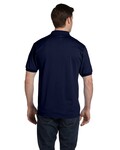 Hanes 054 Adult 50/50 EcoSmart® Jersey Knit Polo Back Thumbnail