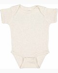 rabbit skins 4400 infant baby rib bodysuit Front Thumbnail