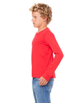 Bella + Canvas 3501Y Youth Jersey Long-Sleeve T-Shirt Side Thumbnail