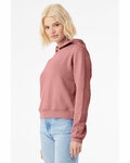 bella + canvas 7519 ladies' classic pullover hooded sweatshirt Side Thumbnail