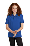 Sport-Tek YST740 Youth UV Micropique Polo Front Thumbnail