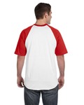 Augusta Sportswear 423 Baseball Short Sleeve Tee 2.0 Back Thumbnail